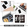 Utopia Care 15 Pieces Manicure Set - Stainless Steel Manicure Nail Clippers Pedicure Kit - Professional Grooming Kits, Nail Care Tools With Luxurious Travel Case (Silver)