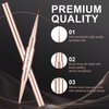 Shine Chance 9Pcs Nail Art Brushes Set, Professional Double-Ended Acrylic Liner Detail Brushes for Gel Polish Art Nail, 3D Art Nail Dotting Brush Pen for Manicure DIY Home Salon, Rosegold