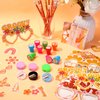Honoson 122 Pcs Two Groovy Party Favors Retro Retro Hippie Birthday Decorations Supplies Boho Stay Groovy Notepad Pencil Stamp Sharpener Glasses Sticker Bags Classroom Prizes Gifts for Kids