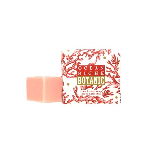 Greenwich Bay Vegan Natural Botantical Shea Butter Bar Soap, French Milled Triple Milled, Essential Oils, 6.35 ounces (Ocean Riche Shea)