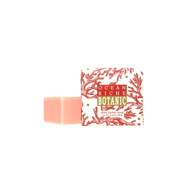 Greenwich Bay Vegan Natural Botantical Shea Butter Bar Soap, French Milled Triple Milled, Essential Oils, 6.35 ounces (Ocean Riche Shea)