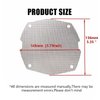 VPZMT Replacement Front Mesh Speaker Grill Cover Panels Fits for 1996-2013 Harley Touring Electra Glide,Street Glide,Ultra Limited And Tri Glides Models (Chrome)