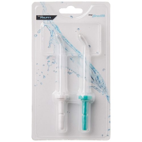 Pyle Classic High Pressure Jet Tips Replacement for Waterpik Dental Water Flossers and Other Brand Water Flosser Oral Irrigators, 2 Count (Pack of 1)