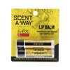 Hunters Specialties Scent-A-Way MAX Odorless Lip Balm, 2 Pack - SPF 30 Sunscreen Protection Long-Lasting Moisturizer for Dry Chapped Lips for Hunters, Trappers, Anglers, and Campers