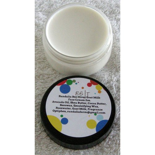 Goat Milk Face Cream, Blueberry Thyme, Randalia Bee Hives