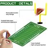 20 PCS Yellow Mini Flick Football Games Mini Table Top Sports Games with Foam Footballs Goal Post and Cards Finger Toys Office Indoor Football Sports Party Favors Birthday Gifts Office Desk Toys