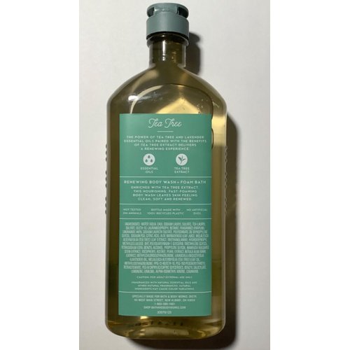 Aromatherapy Herbal TEA TREE + LAVENDER Bath Body Wash 10 fl oz