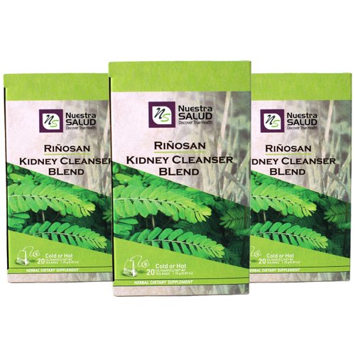 Chanca Piedra Kidney Tea Cleanser Blend Herbal Infusion Tea Rinosan Value Pack (60 tea bags) Stonebreaker