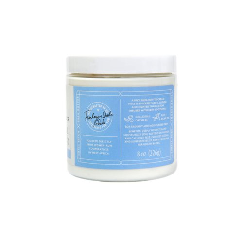 Shea Radiance Nourishing Body Cream with Colloidal Oatmeal | Hydrating Moisturizer for Sensitive Skin | Gentle Hydration with Long Lasting Moisture | Unscented 8 oz