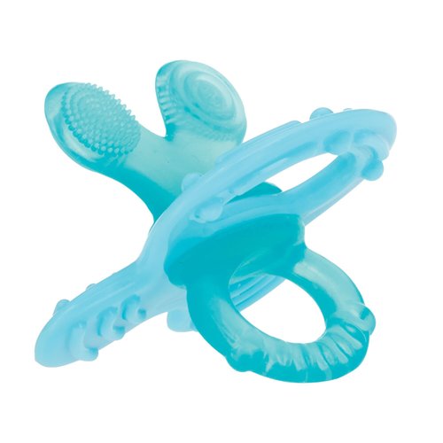 Nuby Chewbies Multi-Textured Silicone Teether - 3+ Months - Baby Teething Toy