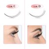 Premade Fans Eyelash Extensions 3D-D-0.07-9-15 Short Stem Premade Volume Eyelash Extensions 3D 5D 7D Volume Lash Extensions .07 .10 Pre made Lash Fans C D Curl 9-15 MIX(3D-D-0.07,9-15mm)