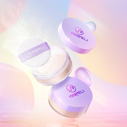Matte Loose Powder Makeup, Poreless Lasting Face Setting Powder Controls Shine, Natural-looking, Silky Matte, Lightweight Flawless Face Make Up, 0.35Oz (#02 NATURAL)