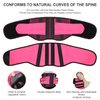 T TIMTAKBO 2.0 Version Lower Back Brace for Pain Relief, Back Brace for Lifting at Work, Back Brace for Herniated Disc and Sciatica, Back Support Belt for Women (Red, S/M Fits 26"-32" Belly Waist)