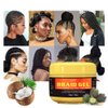 GZE Shining and Conditioning Extra Hold Braid, Loc, Twist Gel, Tames Frizz & Edges, 4C Hair, No Parabens, Sulfates, Mineral Oil or Petrolatum Braid Shaping Styling Gel Edge Control travel size