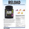 NutraBio Reload - Powerful Muscular Recovery Formula - Post-Workout Supplement - 3G Creatine - 8G BCAAs - 5G Glutamine - 30 Servings, Orange Mango