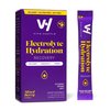 VitaHustle Electrolyte Hydration Muscle Recovery Drink Mix, Caffeine Free Stick Packs, Tart Cherry, Turmeric, Pomegranate (6 Count, Mixed Berry)