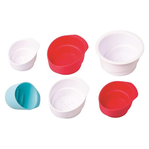 Ubbi Lighthouse Stacking Cups Bath Toys, Includes 6 Cups, Toddler Bathtub Toys, Dishwasher Safe Toddler Toys