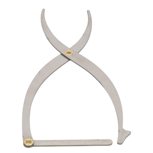 Jauarta Eyebrow Stencil Microblading Ruler Stainless Steel 3 Point Positioning Golden Ratio Symmetrical Measuring Tool Eyebrow Ruler (Silver Color)