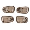Interior Inside Door Handles for Toyota Corolla Chevy Prizm Manual Lock 1998 1999 2000 2001 2002 Front Rear Driver Passenger Door Handle Replace OE# 80889 80890 79501 79500 Beige