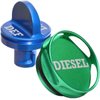 COMBO PACK Magnetic Diesel Fuel Cap + DEF Cap Accessory for Dodge RAM TRUCK 1500 2500 3500 (2013-2018) with 6.7 CUMMINS EcoDiesel (Easy Grip)