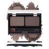 Eyebrow Powder Kit-Waterproof Long Lasting Two Colors Brow Powder Tinted Palette, Brown/Dark Brown Brow Filler Defined&Sculpt Natural Eyebrow Contour Makeup for Sparse Brow with Brow Brush &Razor-03