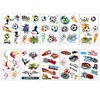 TopFunny Temporary Tattoos for Kids and Adults, 65Pcs Cartoon Soccer Sports Style Tattoos (10 Sheets) Waterproof Fake Tattoo Body Stickers World Cup Party Decoration Supplies Gifts Favors Football