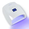 48w UV LED Nail Lamp Nail Dryer, Gel Nail Light Rechargeable Nail Lamp with Timer Setting, UV Gel Nail Lamp for Gel Nails, with Automatic Sensor & Professional Portable Handle Nail Curing Lamp