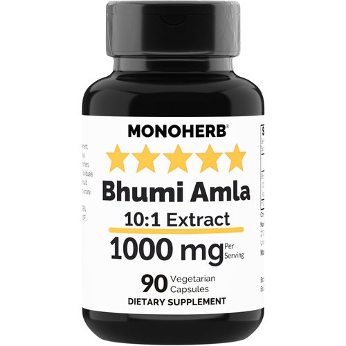 MONOHERB Bhumi Amla Extract 1000 mg - 90 Vegetarian Capsules