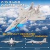 Oichy Military F-15 Eagle Fighter Jet Building Blocks Set 223 PCS, Air Force Model Airplane Kits Military Toys Building Sets for Adults and Kids