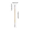 Bamboo Cotton Swabs - 500 Count - Vegan Cotton Swabs, Eco Friendly Double Tips, Plastic Free Ear Sticks, All Natural 100% Biodegradable Organic Cotton buds by Isshah