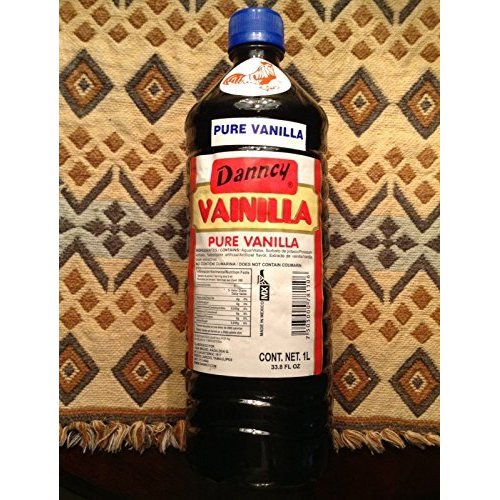 1 X Dark Danncy Pure Mexican Vanilla Extract From Mexico 33oz Each 1 Plastic Bottle Sealed by Danncy