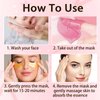 30 Pairs Lip Masks & Eye Masks, 24K Gold Gel Under Eye Patches for Puffy Eyes, Collagen Crystal Lip Mask Moisturizing Nourishing Collagen Lip & Eye Mask Set for Women Men