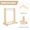 Kisangel 1pc Doll Clothes Rack Miniature Garment Rack Doll Clothes Accessories for Dollhouse Supplies (20CM)