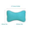 Comfortable Bath Pillow with Suction Cups, Supports Neck and Shoulders Home Spa Pillows for Bathtub, Hot Tub, Bathtub Head Rest Pillow Relax & Comfy - Blue