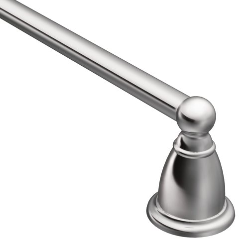 Moen YB2224CH Brantford Collection 24-Inch Bathroom Single Towel Bar, Chrome