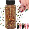 Christmas Glitter, 100g Cosmetic Craft Holographic Glitter for Epoxy Resin, Laser Snowflake Christmas Tree Flakes for Nails, Face, Make Up, Body, Tumblers, Chunky Glitter Festival Decor（SD-05）