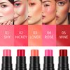 Creamy Blush Stick With Brush for Mature Skin/Lip/Eyes,Lightweight Luxuriously Blendable Rose Color Matte Multi Blush Stick for All Ages, Long Lasting Waterproof Cream Blush for Cheeks/Face #2