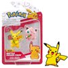 Pokemon Battle Figure Action Ready 2 Pack with Bonus Sticker (Valentine's Day Pikachu and Jigglypuff)