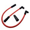 10.4mm 10mm Spark Plug Wire Compatible with Harley Davidson Big Twin 99-19 FXD Dyna Softail (Red)
