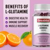 GREABBY L Glutamine 1000mg Gummies - Muscle Relief & Immune Support, Amino Acid Supplement with Magnesium Glycinate, Vegan & Non-GMO, Gluten Free (120 Count)
