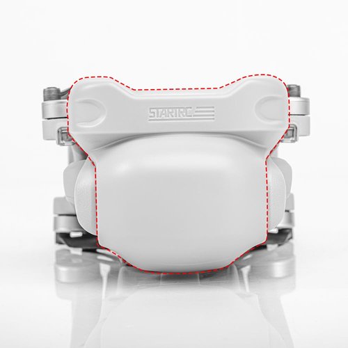 CAPART Gimbal Protector Camera Cover for DJI Mini 4 Pro Drone, Lens Cover Sensor Cap, Protect Gimbal from Dust and Scratch