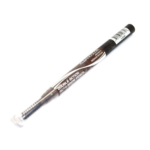 Professional Makeup Double Action Auto EyeBrow Pencil Eye Brow Waterproof BeutiYo + Free Zipper Bag (APE2874 : Medium Brown)