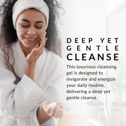 Flori Roberts Fresh Foaming Cleanser, Gentle Purifying Face Wash for Women of Color or Deeper Skin Tones, Cleansing Gel for Normal to Oily Skin, Nourishing and Hydrating