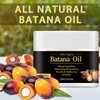 Raw Batana Hair Serum, Enhances Natural Hair Growth, Prevents Hair Loss and Split Ends, Thickens Hair, Repairs Damaged Hair, 100% Organic Treatment Oils for Men & Women