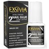 EXSIVIA 2nd Gen Super Strong Nail Glue - Salon Quality, Extra Strength for Acrylic, Press-On, Fake Nails, Quick Dry, Long Lasting, No Dehydrator or Primer Needed - 8ml