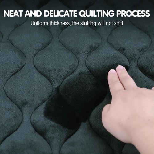 furrybaby Dog Bed Mat Crate Mat with Anti-Slip Bottom Machine Washable Pet Mattress for Dog Sleeping (XS 22x13'', Grey Mat)