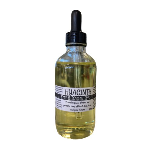 Hyacinth 4oz Glass Bottle Scented Oil