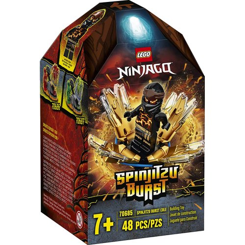 LEGO NINJAGO Spinjitzu Burst - Cole 70685 NINJAGO Accessory Set Building Kit Featuring Ninja Minifigure (48 Pieces)