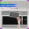 Microwave Charcoal Filter 11.15" x 6.10" for JX81A WB2X9883 GE Microwave Filter Replacement - Carbon Filter Freshens and Filters Kitchen Oven Air in Over-the-Range Stove Fan (2-Pack)