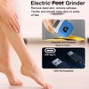 Electric Foot Callus Remover, 2024 New USB Rechargeable Foot Repair and Grinding Device, Heel Polisher Digital Display, Electric Foot Exfoliating Scrubber with 3 Grinding Heads 2 Speeds (Blue)